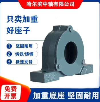 [Thickened] Side Cover Bearing Housing Vertical 204 205 304 206 305 207 306 208 307 Pillow Block