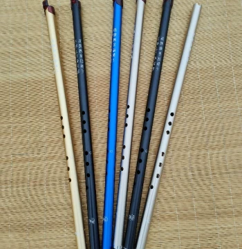 Master Wang Product with Mouthpiece Assist, 8-Hole Aluminum Alloy Metal Xiao Flute, Mini Short Xiao in A/G Keys with Blowing Mouthpiece, Free Shipping