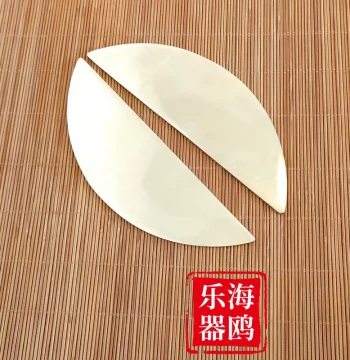 Crescent Storytelling Plates, Copper Shandong Clapper Mandarin Duck Plates, Moon Plates, Copper Book Plates U Shandong Performance Clappers