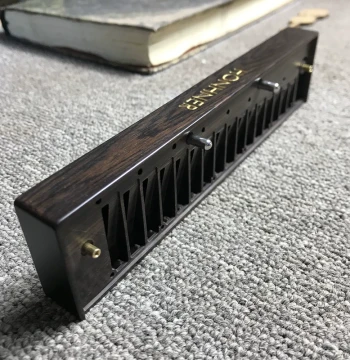 New Super64X Purple Heartwood Harmonica Comb Upgrade – Enhanced Airtightness and Playability, Customized by Uncle Liang with Hele Accessories