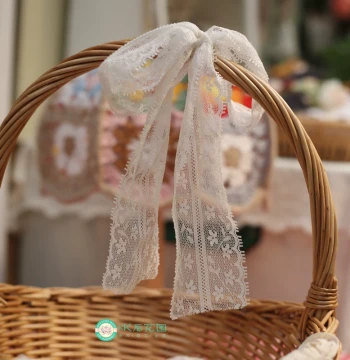 Ethereal Ribbon Lace Trim for Tying Bows and Baskets, Decorative Lace Accessories