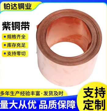 Premium TU1 TU2 Purple Copper Strip from Manufacturer, Grounding Conductive Copper Sheet 40*4 Soft Red Copper Belt Material