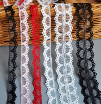 Taiwan-Made Premium Soft Lace Trim for DIY Doll Skirts and Fairy-Style Crafts 265
