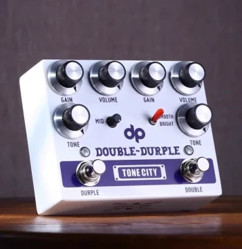 TONE CITY® Double Durple Artist Custom Overdrive Pedal - Crisp and Full Tone