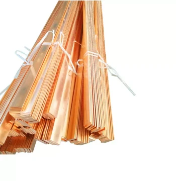 Jisu Guangbang Cable Accessories Purple Copper Busbar, Tinned Red Copper Strip 20mm*30mm