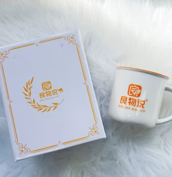 [Nanfeng] White Ceramic Mug for Men and Women, Summer Drink Cup, Home Milk/Tea Cup, Instagram Style