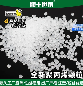 PP Plastic Pellets Polypropylene Particles Raw Material for Plush Toys Sandbag Filling Transparent White Plastic Granules