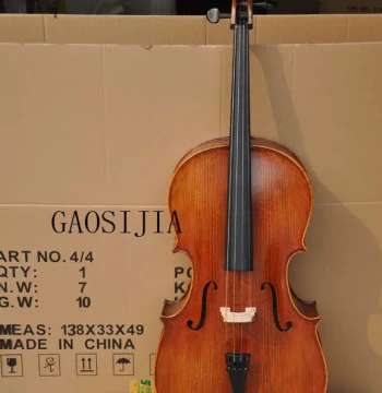 Premium Figured Cello with Spruce Top and Maple Back/Sides