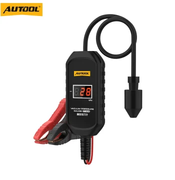 AUTOOL Vacuum Pressure Gauge, Automotive Negative Pressure Meter, Digital High-Precision Engine Crankcase Pressure Measurement