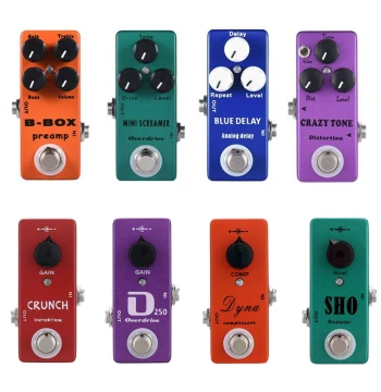 Mosky Replica Effects Pedals for Electric Guitar - Overdrive, Distortion, Reverb, Delay, Chorus, Compression, Noise Reduction, Preamp