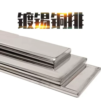 Lu Lingqing Custom Tin-Plated Copper Busbar, Purple Copper Flat Bar, Galvanized Copper Busbar, Copper Plate T2*20 25*3 30*4 40*5