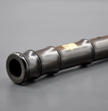 Lejiang Old Rosewood and Purple Bamboo Xiao Flute: F/G Key 8-Hole for Beginners and Pros