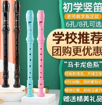 SWAN German High C Recorder 6/8 Holes for Elementary Students, Adults, and Children