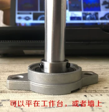 Horizontal Linear Shaft Fixed Mount with Bearing Bore KFL8/10/12/15/17/20/25MM, Diamond Bearing Block