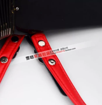 Black, Red, and Multi-Color Bass and Accordion Straps
