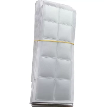 Approx. 100 Korean-Style Jewelry Packaging Plastic Backing Bags, PE Necklace Tail Bags with Adhesive Hanging Straps, 4x3.5 inches
