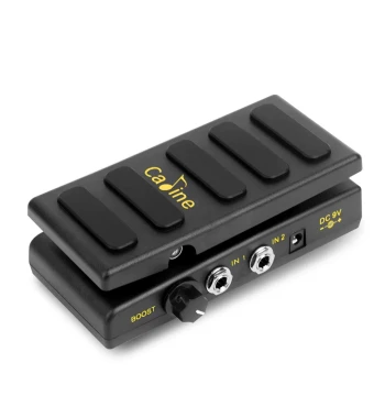 Volume Pedal Effect VOL Universal for Guitar Bass with Boost Dual Input/Output Control Pedal Volume