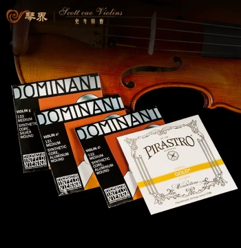 Austrian Thomastik Dominant Violin Strings Dominant Imported String Set 4/4 Nylon Strings