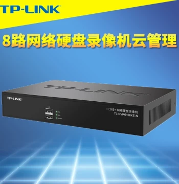 TP-LINK TL-NVR6108KE-N 8-Channel Network Video Recorder (NVR) with Remote Cloud Management, Mobile Configuration, Single Bay, 12MP HD, Audio, HDMI/VGA