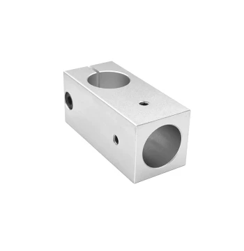 T-Shaped Connector Aluminum Linear Shaft Support Block Vertical Locking Clamp for Optical Shafts