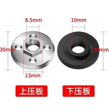 100 Flange Angle Grinder Accessory Universal Retrofit Head Polishing Machine Pressure Cover Cutter Universal Hex Nut Screw