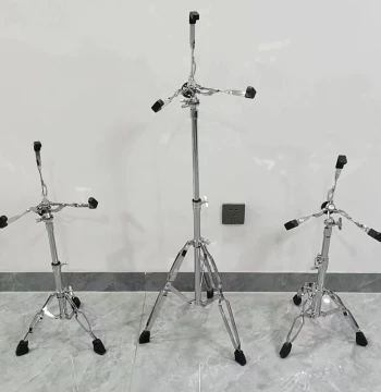 22/25mm Tube Elevated Snare Drum Stand - Adjustable Folding Professional Drum Stand with Dual Legs, Suitable for 11-14 Inch Drums