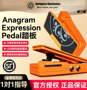 Darkglass Anagram Press Electric Bass Comprehensive Single Pedal Effect Processor Expression Wah Control