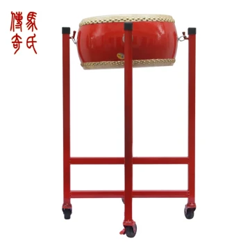 Mashi Legend 10-inch Drum Stand for 1-foot Leather Flat Drum, Hanging Metal Foldable Drum Rack