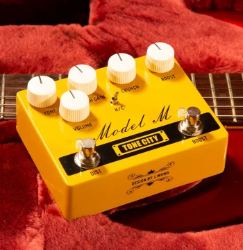 TONE CITY® Model M Classic British-Plexi-Style Distortion Effect Pedal