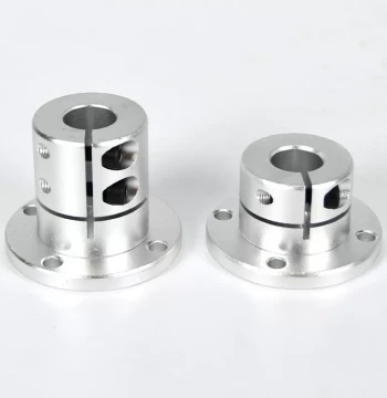 Round Flange Linear Shaft Support - Open Type Fixed Bracket for Optical Shafts (Models STHWRB/STHWRBL: 16, 20, 25, 30, 35)