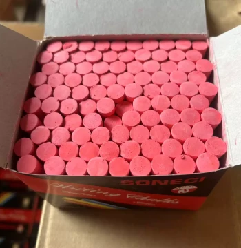 100 Pieces Red Chalk Colored Chalk White Chalk Blue Chalk Yellow Chalk Green Chalk Single Color Chalk