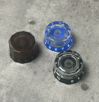 12-Sided Guitar Volume Knob, Tone Knob Cap, EPI Electric Guitar/Bass Knob, LP Potentiometer Cap