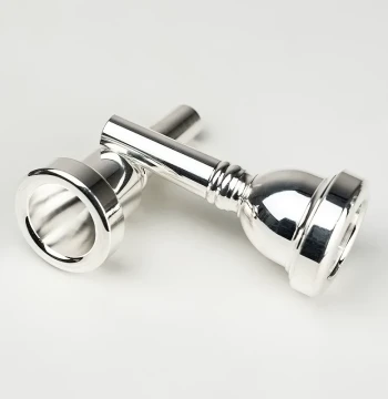 Mouthpieces for Tuba, Euphonium, and Baritone Horn, Upright and Flat Key Variants