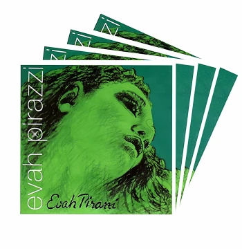 German Imported Pirastro Evah Pirazzi Green Violin Strings for Adults and Children, Gold E Set