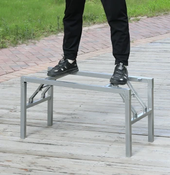 Foldable Table Legs, Coffee Table Stand, Table Leg Bracket, Folding Dining Table Iron Frame