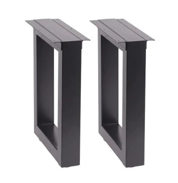 Custom Wrought Iron Table Legs and Metal Stands - For Desks, Large Slab Dining Tables, Office Furniture, and Tea Tables