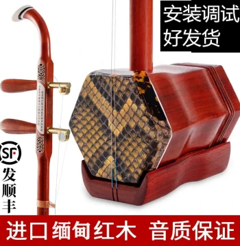 Vintage Rosewood Erhu - Direct from Manufacturer, Dragon Head Design, Professional Performance Grade, Ideal for Beginners, Authentic Flagship Store Product
