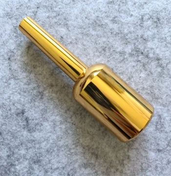 European Style Weighted Mouthpiece, Silver or Gold Plated Trumpet Mouthpiece for Effortless Playing