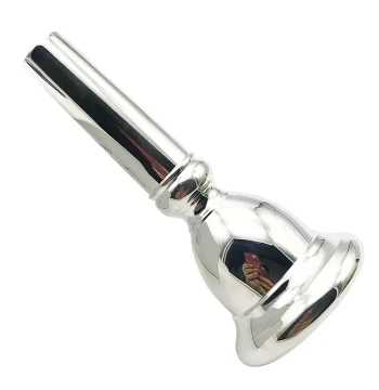 Lijian Euphonium Mouthpiece: Professional Solid Copper Silver-Plated Mouthpiece (Verify Size)