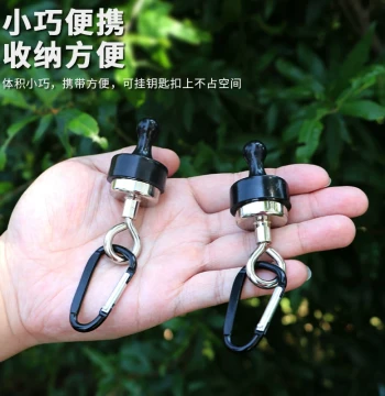 Outdoor Camping Lantern Canopy Magnetic Hook, Strong Magnet Hook for Tents, Specialized Car Side Fixator Clip for Outdoor Trips