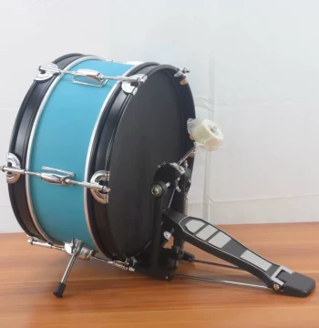 Bass Drum Practice Pad for Drum Kit, Children's Single Pedal Silent Kick Drum Trainer, Jazz Drum Accessory