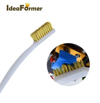 Idea Former 3D Printer Parts Nozzle Heater Block Cleaning Brush Accessory Full Copper Wire Cleaning Tool