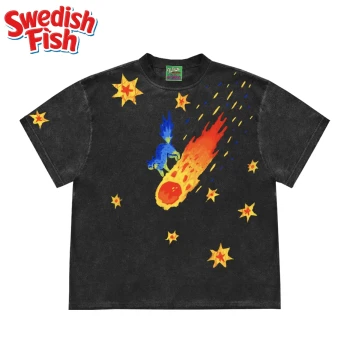 interesting Soul! Original Design Trendy Outfit Heavyweight 240g Small Neckline Short Sleeve T-Shirt