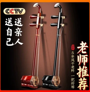 Premium Ebony and Rosewood Erhu Instrument for Beginners, Kids, and Adults; Exam-Grade Huqin Direct from Suzhou Manufacturer