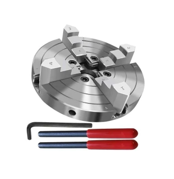 6-Inch and 4-Inch Self-Centering Lathe Chuck, Woodworking Accessories, Four-Jaw Self-Centering Chuck