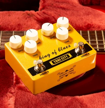 TONE CITY® King of Blues Legend Overdrive – Pure Analog Dual-Channel Overdrive Pedal