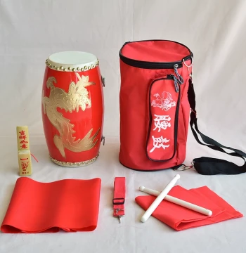 9 12 14 15cm Lilong Waist Drum for Children and Adults Yangko Dance Troupe Kindergarten Small Percussion Instrument Toy