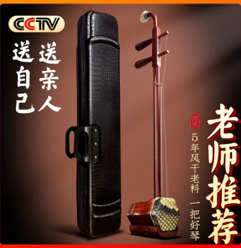 Premium Professional Erhu - Aged Rosewood & Ebony - Authentic Suzhou Factory Direct for Beginners