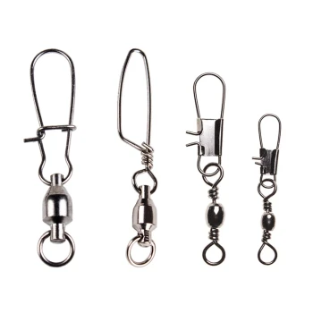 Kite Line Hook with Quick-Connect Connector and Bearings (Various Sizes)