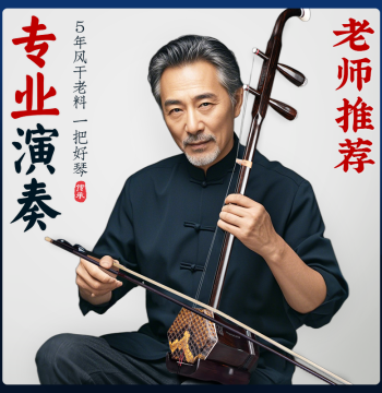 Ebony, Red Sandalwood, and Rosewood Erhu - Direct from Manufacturer for Beginners to Professionals in Suzhou